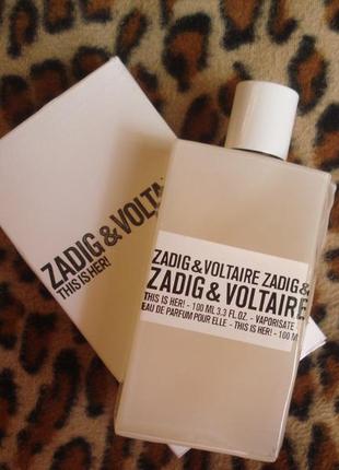 Zadig&voltaire this is her 100 мл