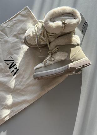 Ботинки чоботи zara черевики