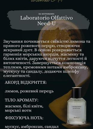 Духи духи похожи на laboratorio olfattivo need-u нид йю
