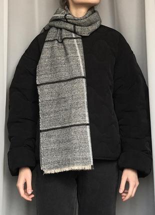 Шерстяний шарф двосторонній sinsay