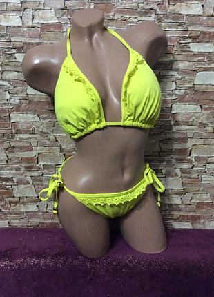 Купальник р.48-54 роздільний  на зав*язках