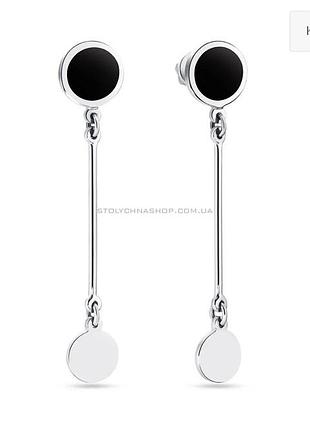 Сережки луна столична ювелірна фабрика