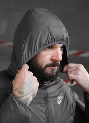 Куртка nike grey✅ 6