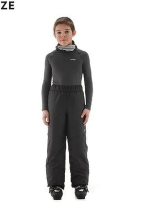 Теплые зимние горнолыжные штаны брюки decathlon wed'ze 100 dark