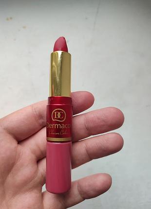 Помада та блиск для губ dermacol №06 рожевий