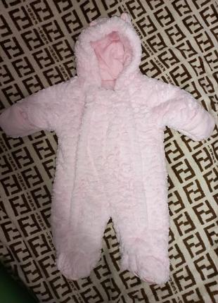 Тепленький комбинезон для девочки