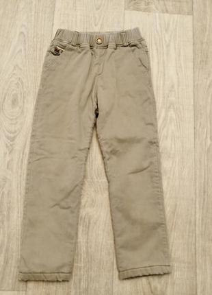 Джинсы на флисе