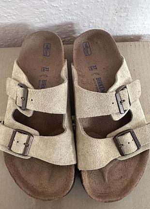 Birkenstock шлёпанцы, сандалии замшевые