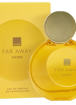 Пробний зразок парфумної води far away shine avon 0,6 мл на листівці