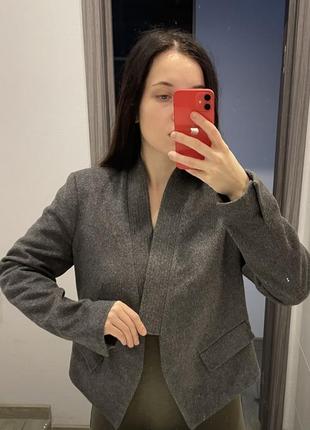 Кроп жакет denham шерсть+кашемір