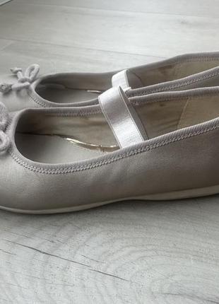 Кожаные балетки туфли clarks 33,5 размер
