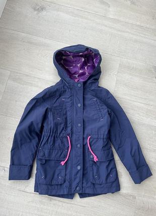 Красивая куртка ветровка на девочку 8 лет