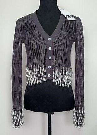 Кардиган zara. limited edition. xl