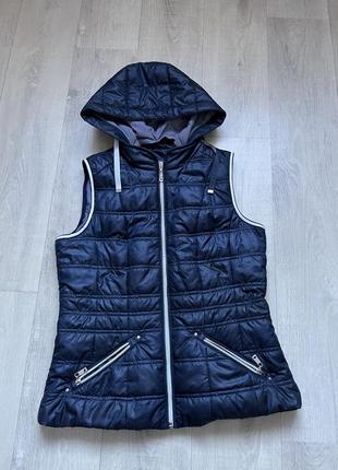 Женский жилет canda с капюшоном