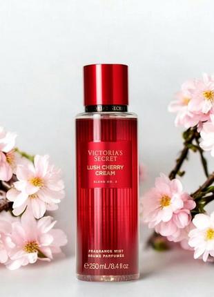 Спрей мист для тела парфюмированный lush cherry cream victoria's secret fragrance mist, 250ml