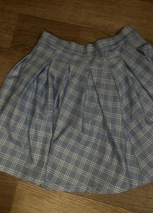 Голубая юбка