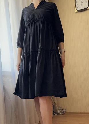 Сукня міді чорна