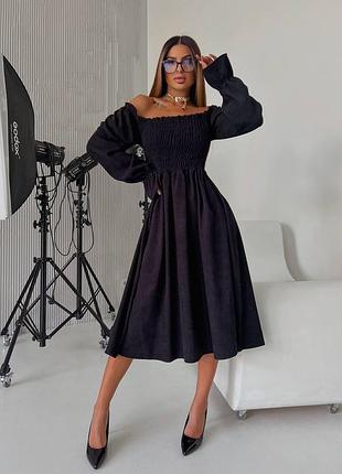 Сукня вельветова