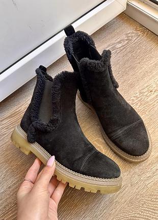 Зимові замшеві челсі vitto rossi