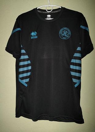 Футболка qpr queen park rangers errea чорна футбольна