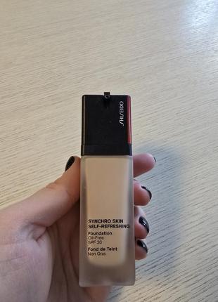 Стойкий тональный крем shiseido synchro skin self-refreshing foundation spf 30