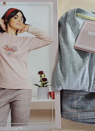 Пижама irge женская (4xl, xxxl) лонгслив + штаны