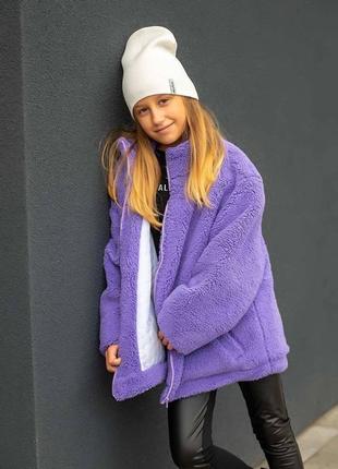 Тепла куртка зі штучного хутра