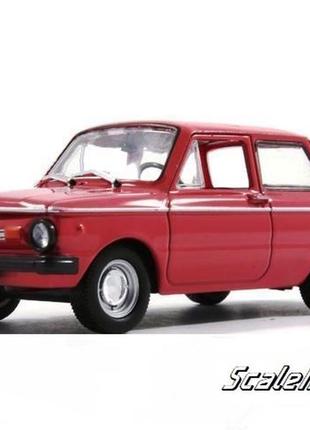 Колекційна модель заз-968м «запорожец» (1973). автолегенди. масштаб 1:43