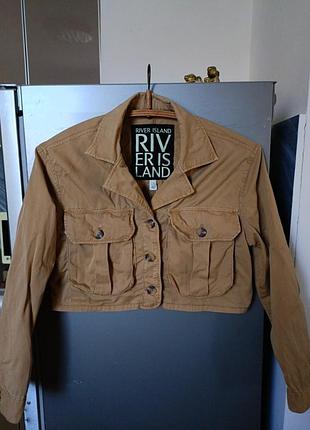 Куртка, хлопок,s/m, длина 42, плечи 50, рукава 57, грудь 106см