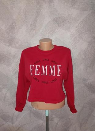 Укороченный свитшот