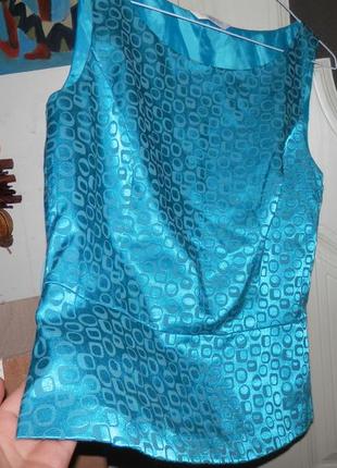 Блуза без рукавов с отливом