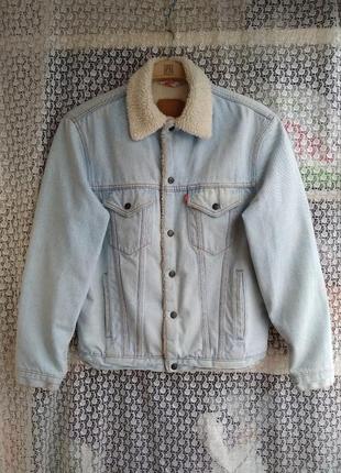 Шерпа от levis теплая куртка vintage