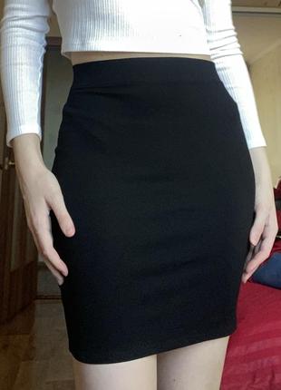 Юбка черная