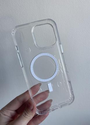 Силиконовый чехол на айфон apple iphone 13/14/15/16 pro max magsafe