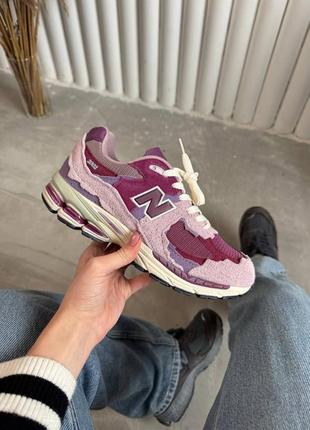 Женские кроссовки new balance 2002r pink bordo