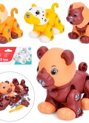 Конструктор 330-1-2-3 на шурупах животное