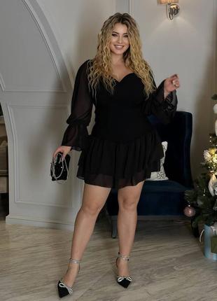 Платье короткое