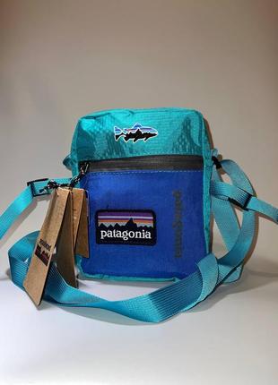 Сумка месенджер patagonia бирюзовый