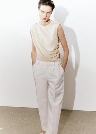 S/м/xl h&m новый фирменный топ женская блуза с драпировкой силуэта