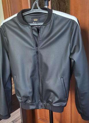 Чоловіча кожзам куртка