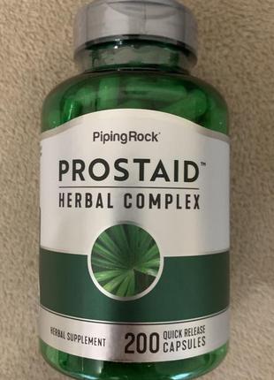Підтримка здоров'я простати, трав'яний комплекс prostaid, 200 капсул, сша.