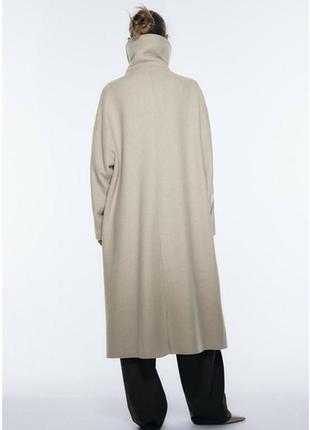Пальто zara из итальянской шерсти manteco8 фото