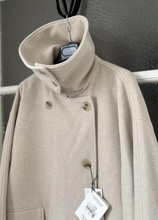 Пальто zara из итальянской шерсти manteco7 фото