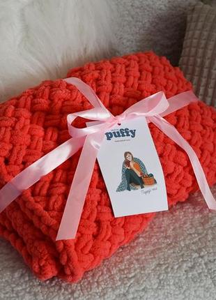 Плюшевый плед для девочки