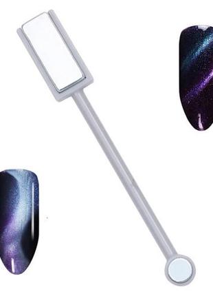 Магніт для гель лаку котяче око кошачий глаз магнит полигель втирка база топ гель лак