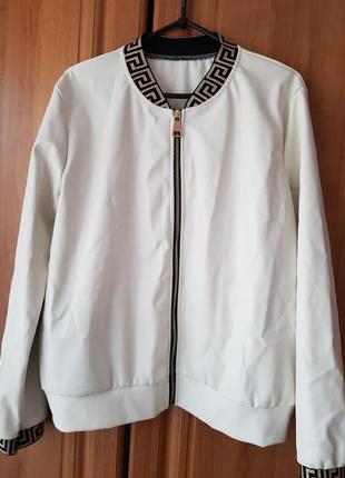 Бомбер еко шкіра