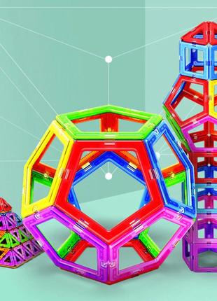 Магнитный конструктор, детский 3д конструктор, конструктор магнитный в чемодане.о+