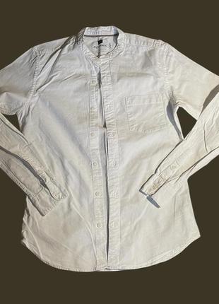 Рубашка белая s 170/88a, замеры на фото