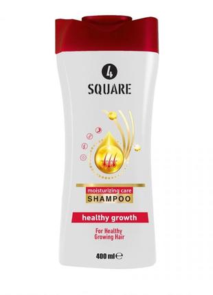 Стимулирующий шампунь для волос "здоровый рост" 4 square, 400 мл