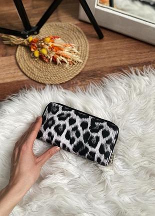 Леопардовый кошелек, кошелек🖤